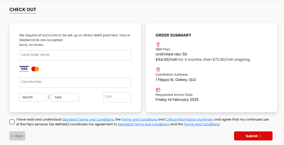 Order Completion